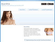 Tablet Screenshot of blog.brust-op.de